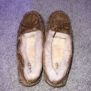 Tan UGG slippers - womens size 9